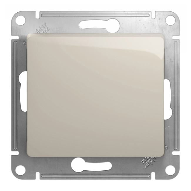 Переключатель Systeme Electric GSL000961 GLOSSA 1-клавишный сх.6 (молочный)