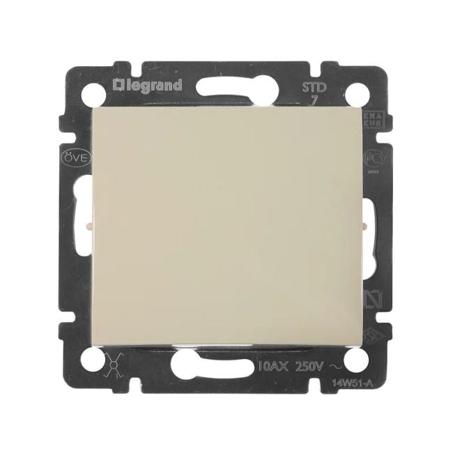 Механизм переключателя промежуточного 1-кл. СП Valena 10А IP31 сл. кость (DIY-упак.) Leg 695608