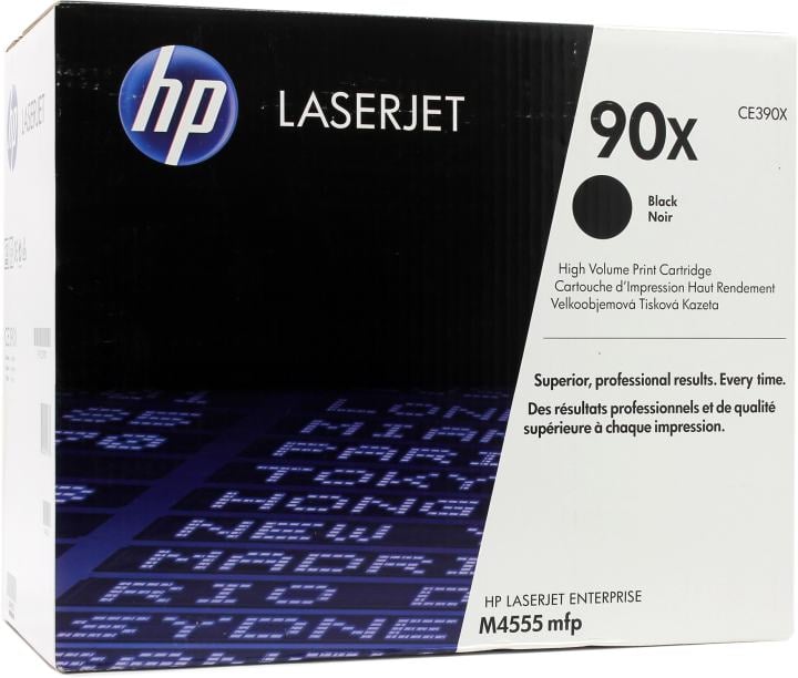 Картридж HP CE390X, Black, 24000 стр., оригинальный