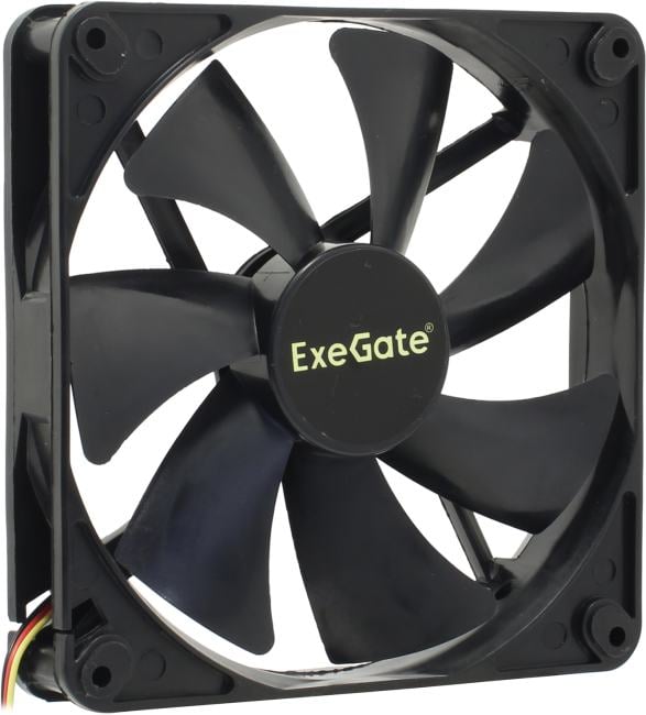 Exegate EX283396RUS Вентилятор ExeGate EX14025S3P, 140x140x25 мм, подшипник скольжения, 3pin, 900RPM, 24dBA