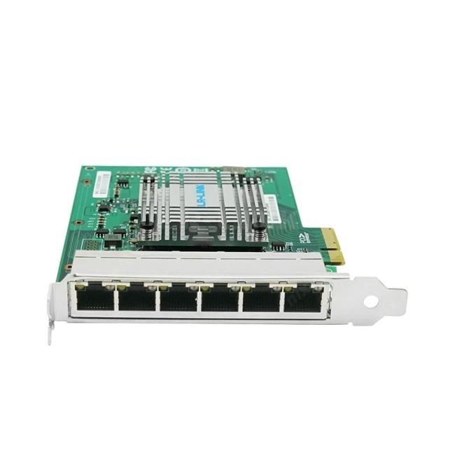 Сетевая карта LR-Link NIC PCIe x4, 6 x 1G, Base-T, Intel I350 chipset (FH+LP)