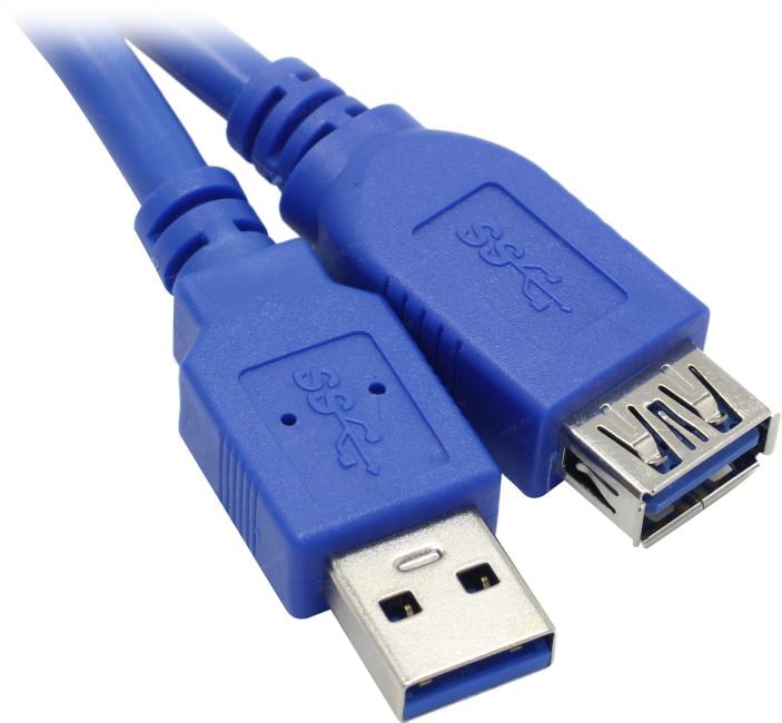 VCOM <VUS7065-0.5м> Кабель удлинительный USB 3.0  A-->A  0.5м