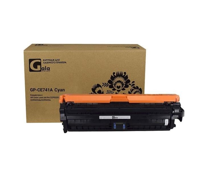 GalaPrint GP-CE741A (№307A) для принтеров HP Color LaserJet Pro CCP5225/CCP5225dn/CCP5225n Cyan 7300 копий