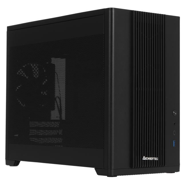 Корпус mATX Chieftec BX-MESH BX-10B-M-OP black, без БП, USB 3.2, Type-C, audio