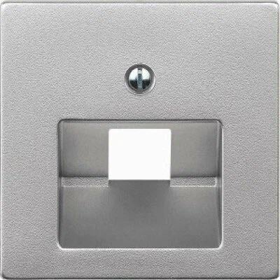 Панель лицевая Legrand 770255 Valena CLASSIC - для одиночных розеток  RJ45,  алюминий
