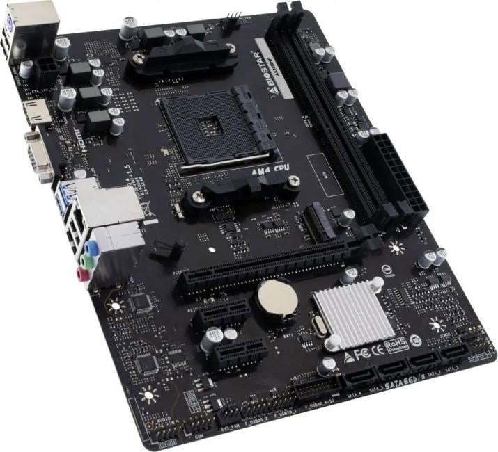 BioStar A520MHP 2.0 (RTL) AM4 <A520> PCI-E Dsub+HDMI  GbLAN SATAMicroATX 2DDR4
