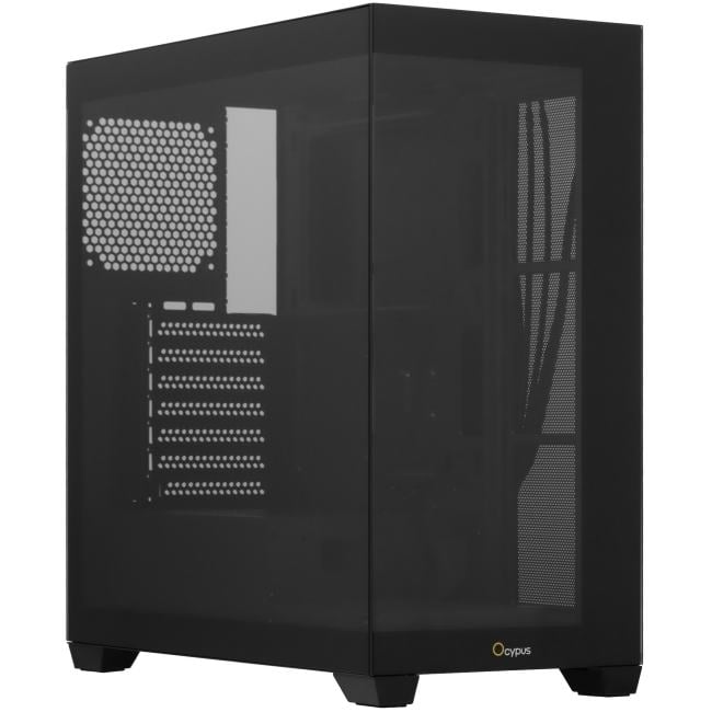 Корпус ПК Ocypus Gamma C72 BK, Midi Tower, ATX, без БП, чёрный