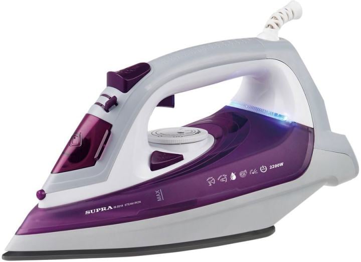 Утюг SUPRA IS-2215 2200 Вт фиолетовый/белый