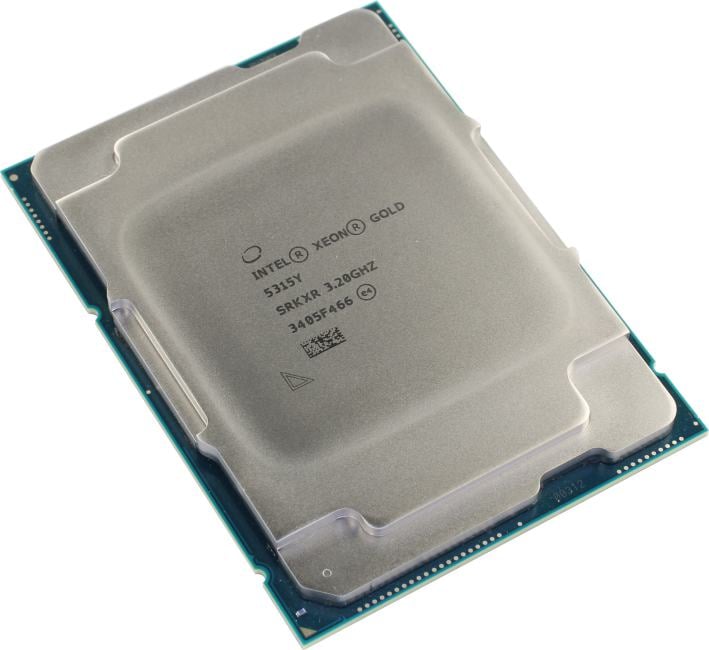 Процессор/ CPU LGA4189 Intel Xeon Gold 5315Y (Ice Lake, 8C/16T, 3.2/3.6GHz, 12MB, 140W) OEM