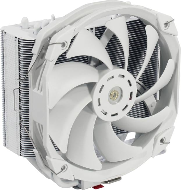 Thermalright <TR-TA140 EX White> (4пин, 115x/1200/1700/2011/2066/AM4, 30.2дБ,  1800 об/мин, Cu+Al+тепл.трубки)