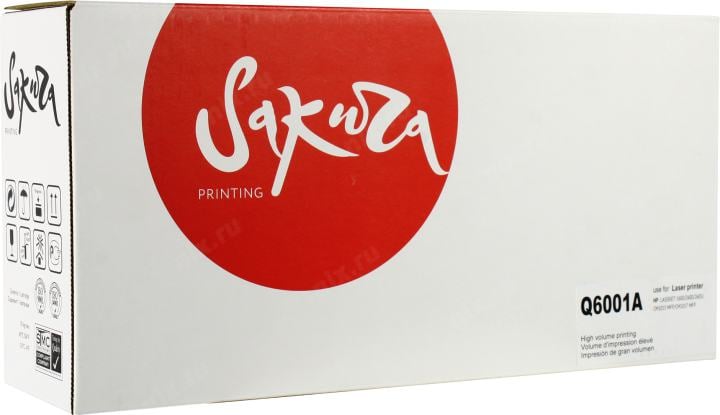 Картридж SAKURA Q6001A Cyan для  HP LJ 1015MFP/1017MFP/1600/2600N