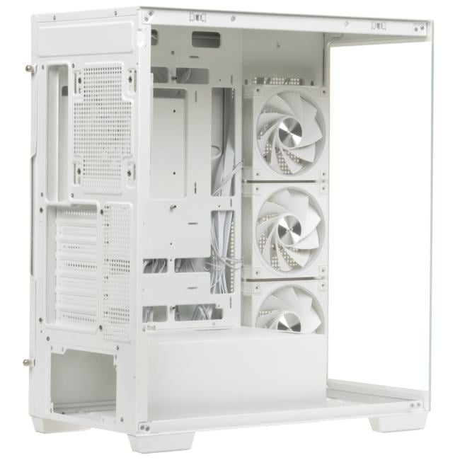 Корпус Deepcool CG580 4F V2 WH без БП, боковое окно (панорама), 4x120mm ARGB PWM вентилятора, белый, ATX
