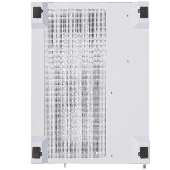 LAMP-CSM377 Корпус Lamptron Double-Side Display PC Case (Front & Side Display Panel, White) с двумя  ЖК экранами, белый