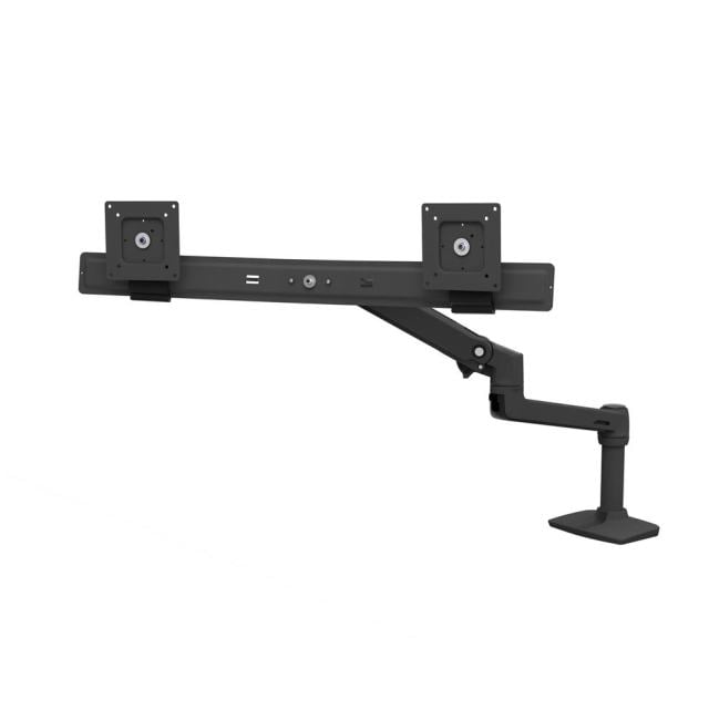 Ergotron LX настольный кронштейн для двух мониторов, черный (45-489-224)