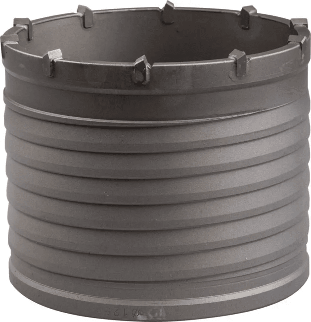 Зубр <29300-125> Коронка ЗУБР буровая, конусная посадка, без оснастки, d=125мм, L=100мм