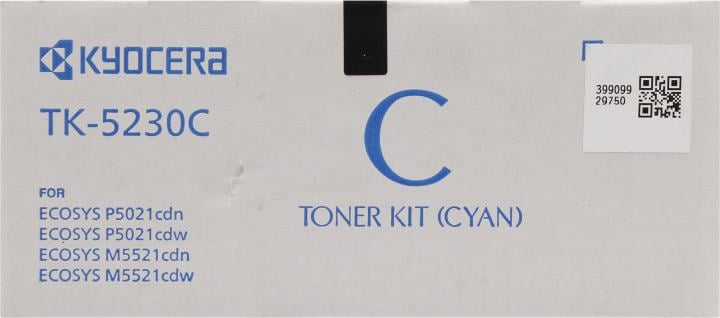 Чип TK5230C для Kyocera ECOSYS P5021cdn/P5021cdw/M5521cdn/M5521cdw Cyan 2200 копий