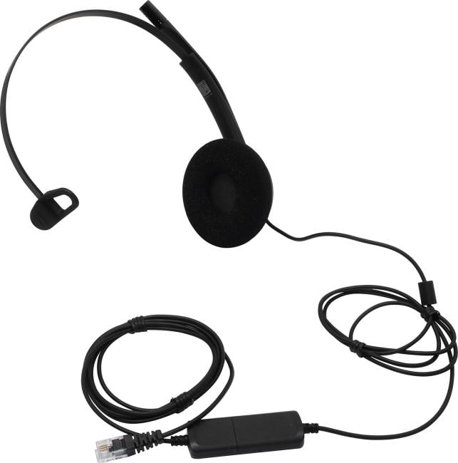 Гарнитура проводная YEALINK YHS34 Lite Mono (mono, шумоподавление, USB, RJ/QD) (YHS34 Lite Mono)
