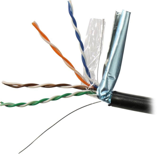 Кабель FTP 4 пары кат.5e, LDPE <катушка 305м> iTK  <LC3-C5E04-339>  для  внешней прокладки
