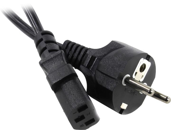 Exegate ES280997RUS Кабель питания ExeGate Special PC-5S (Евровилка Schuko->С13) 3*0.5mm2, CCA, черный, 5м.