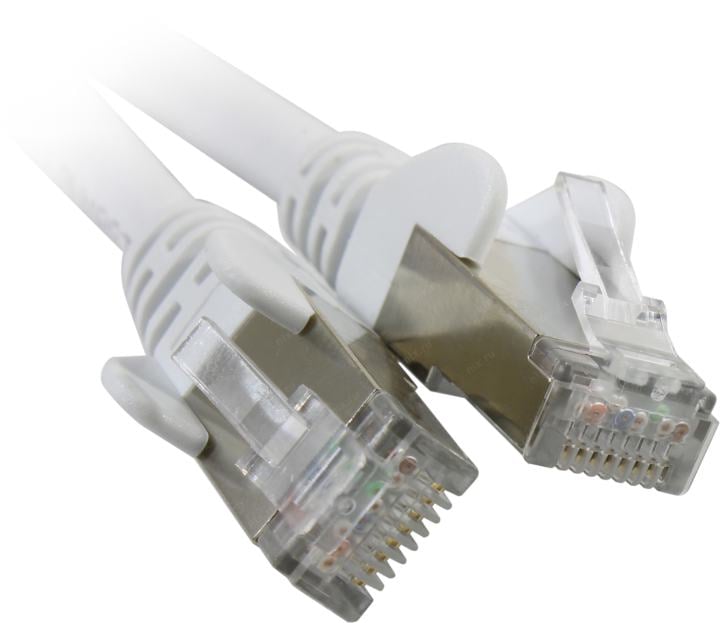Патч-корд Lanmaster LAN-PC45/S6A-1.0-WH FTP RJ-45 вил.-вилка RJ-45 кат.6A 1м белый LSZH (уп.:1шт)