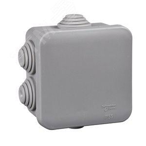 Schneider Electric IMT350901 КОРОБКА РАСПРЕДЕЛИТЕЛЬНАЯ ОТКРЫТОЙ УСТАНОВКИ 70X70X40 DIY