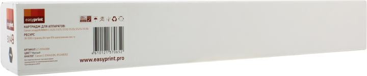 Картридж лазерный EasyPrint LC-EXV49BK, для Canon iR ADVANCE C3320i/3325i/3330i/3520i/3525i/3530i, черный, 36000 стр.