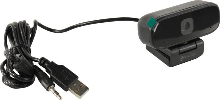 OKLICK <OK-C015HD Black> Web-Camera (USB2.0,  1280x720, микрофон) <1787888>