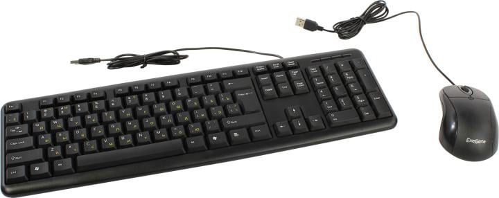 ExeGate  Combo  MK120-OEM  (Кл-ра,USB+Мышь3кн,Roll,USB) <287139>