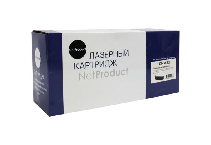 Картридж NetProduct N-CF363X, для HP CLJ Enterprise M552/M553, M, 9,5K