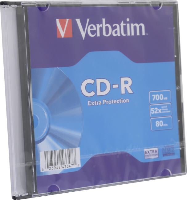 CD-R Verbatim  700Mb  52x  speed <43347/43415>