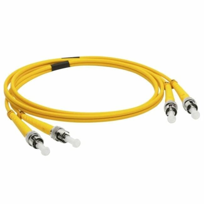 LAN-2ST-2ST/SU-1.0 Коммутационный шнур оптический Lanmaster Duplex ST/ST (UPC/UPC) OS2 9/125 LSZH 1м цвет: жёлтый