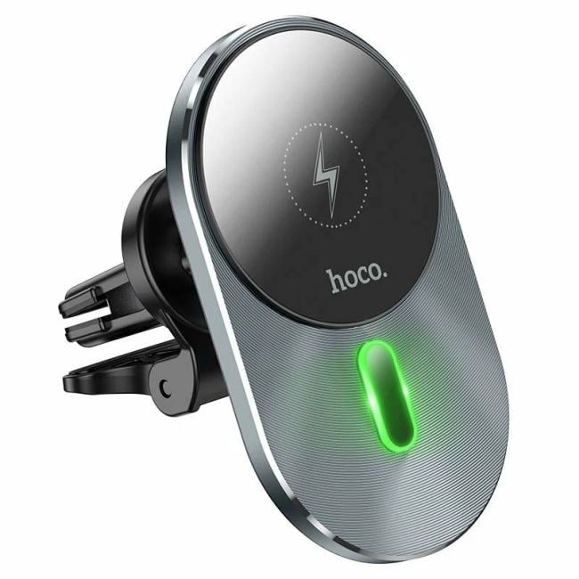 Hoco CA91 <753465> Держатель смартфона с беспроводной зарядкой MagSafe для  iPhone  12/13/14