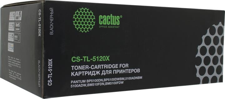 Картридж Cactus CS-TL-5120X Black для  Pantum  BP5100DN/BP5100DW