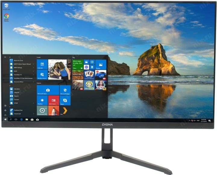 23.8" ЖК монитор Digma Overdrive 24P410F <DM24SG03 Black> (LCD,1920x1080, HDMI,  DP)  <2023945>