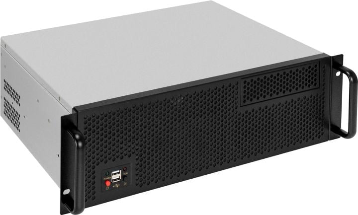 Exegate EX297862RUS Серверный корпус ExeGate Pro 3U300-03 <RM 19", высота 3U, глубина 300, БП 500PPH-SE 80 PLUS® Bronze, USB>
