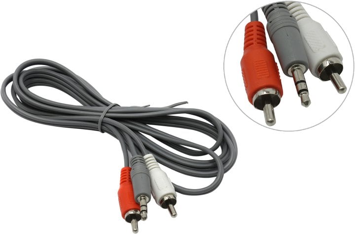 Smartbuy <KA311> Кабель  Jack3.5-M  -->  2RCA-M 1.8м