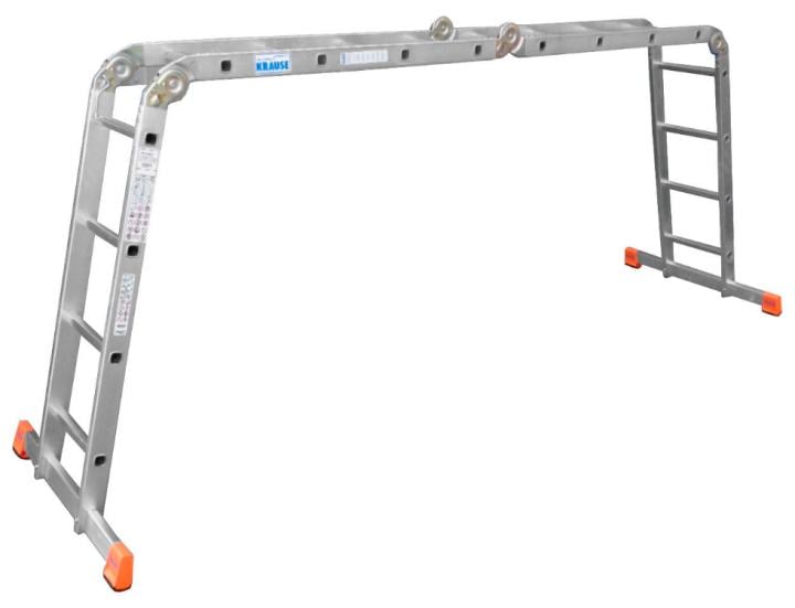 Стремянка Krause Multimatic алюминий 4ступ. H5.50м макс.нагр.:150кг (120649)