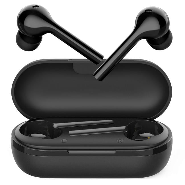Полностью беспроводные наушники CROWN CMTWS-5006 black (Bluetooth 5.0, батарея в кейсе 400мАч,  батарея  в  наушниках 30мА