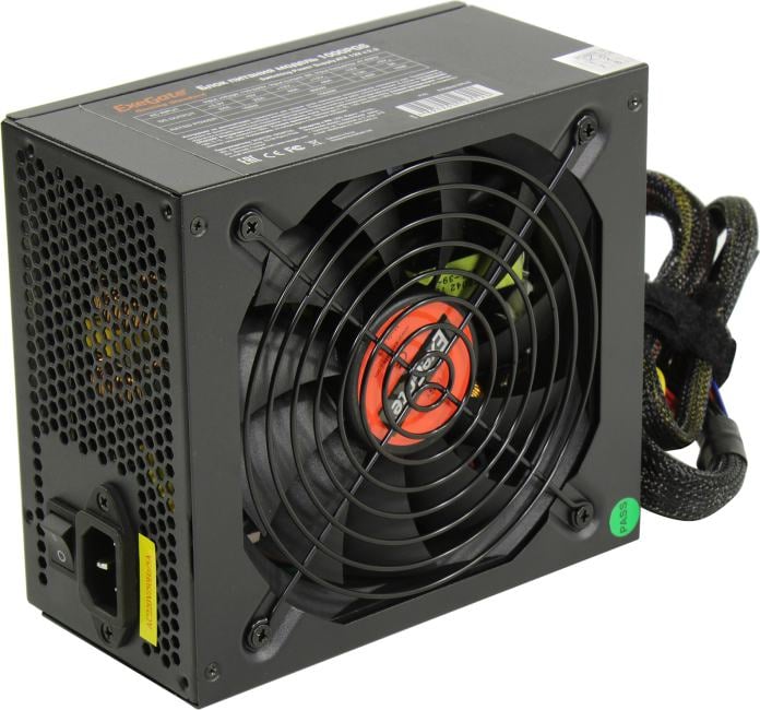 Блок питания 1000W ExeGate Gaming Standard 1000PGS (ATX, APFC, КПД 82% (80 PLUS), 14cm fan, 24pin, 2x(4+4)pin, PCIe, 5xSATA, 4xIDE, Cable Management, black, RTL)