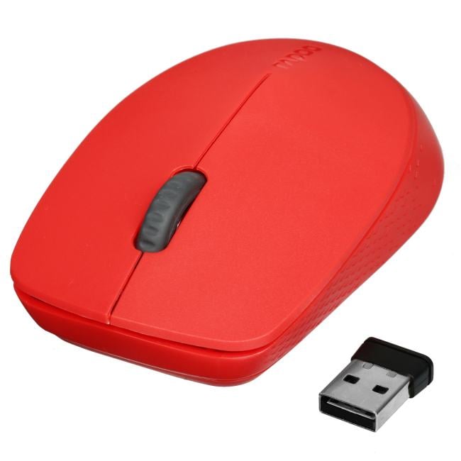 RAPOO M100-RED RAPOO Беспроводная мышь M100 Silent - красный