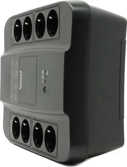 UPS 1000VA PowerCom Spider <SPD-1000N  Euro  Black>