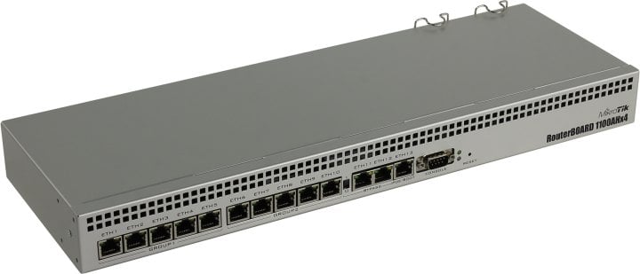 MikroTik <RB1100(AH)x4> RouterBOARD  (13UTP  1000Mbps  + RS-232)