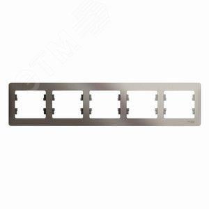 Рамка Systeme Electric GSL001205 Glossa 5-ая, горизонтальная платина