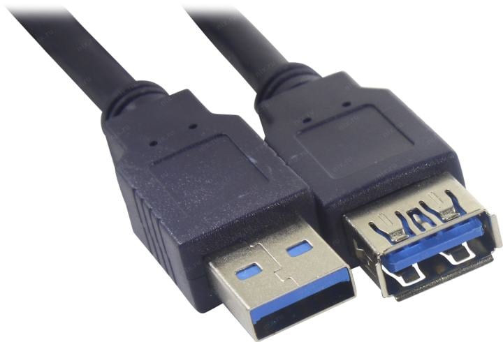 VCOM <VUS7065-1м> Кабель удлинительный USB  3.0 A-->A 1м