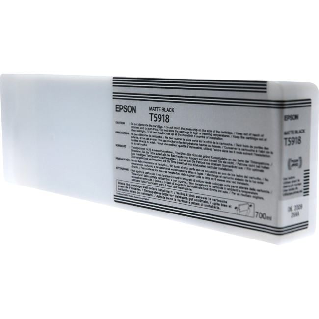 Картридж струйный Epson T5918 (C13T591800) черный матовый (700 мл.) для Stylus 11880