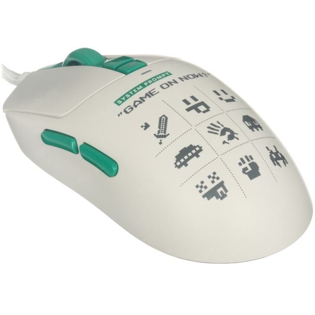 Bloody Gaming Mouse <W72 Ultra Pixels Green> (RTL) USB 7btn+Roll