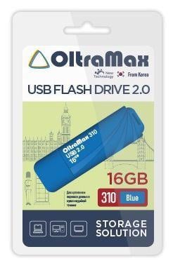 Флешка USB OltraMax OM-16Gb-310-Blue