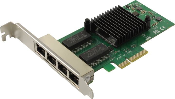 Orient <XWT-INT350L4V2PE4> (RTL)  PCI-Ex4 4xUTP 1000Mbps