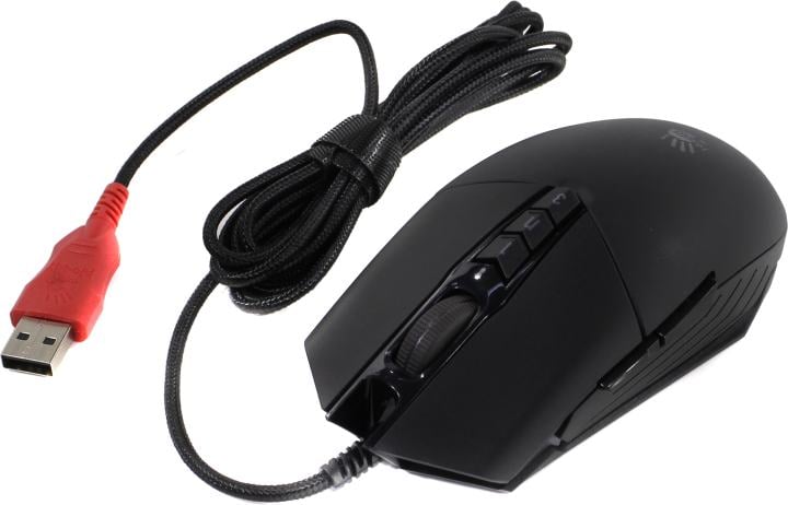 Bloody Gaming Mouse <P91 Pro Stone Black>  (RTL) USB 8btn+Roll
