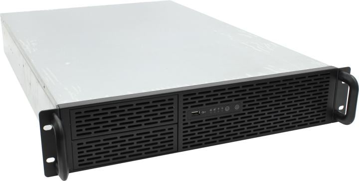 Server Case 2U  Exegate <Pro 2098L> Black,  E-ATX,  800W  (24+8+4+2x6/8пин) <EX248516RUS>